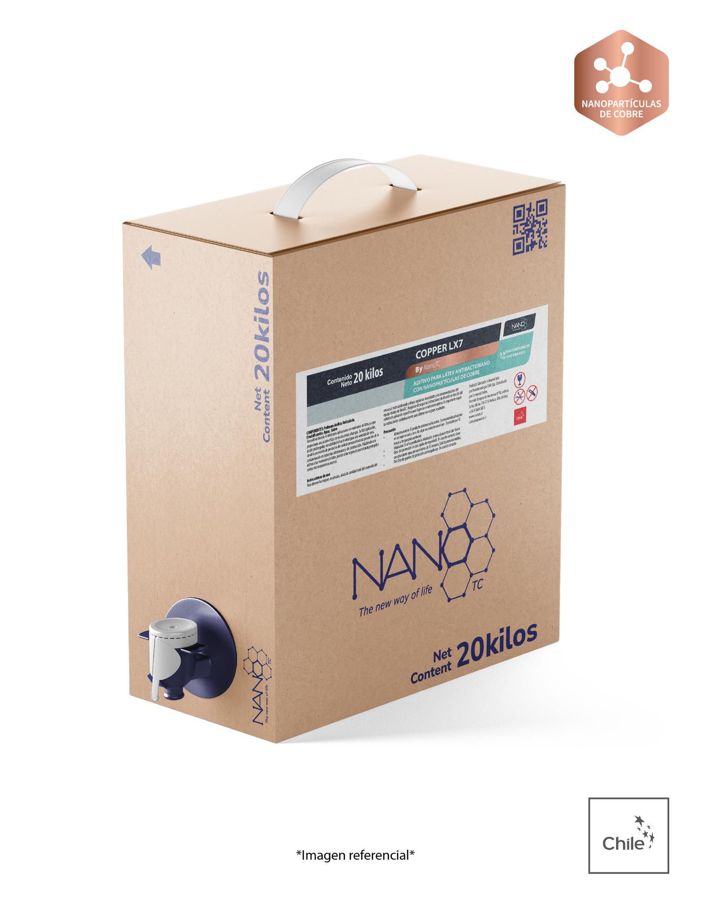 Copper CLX7 – Aditivo para látex antibacteriano con NPCu