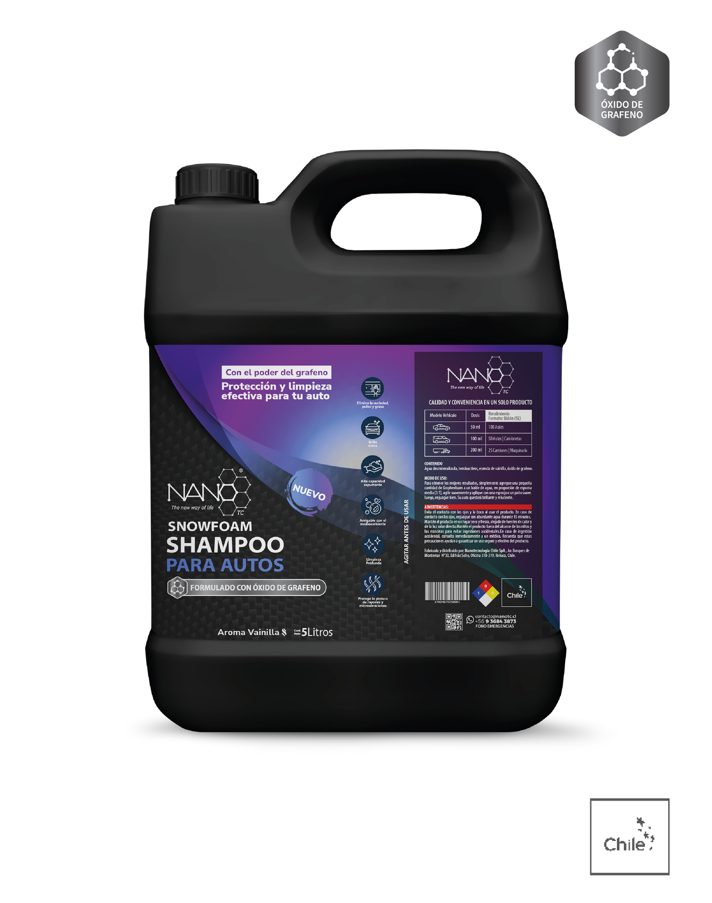 GrapheXfoam – Snow foam with graphene oxide