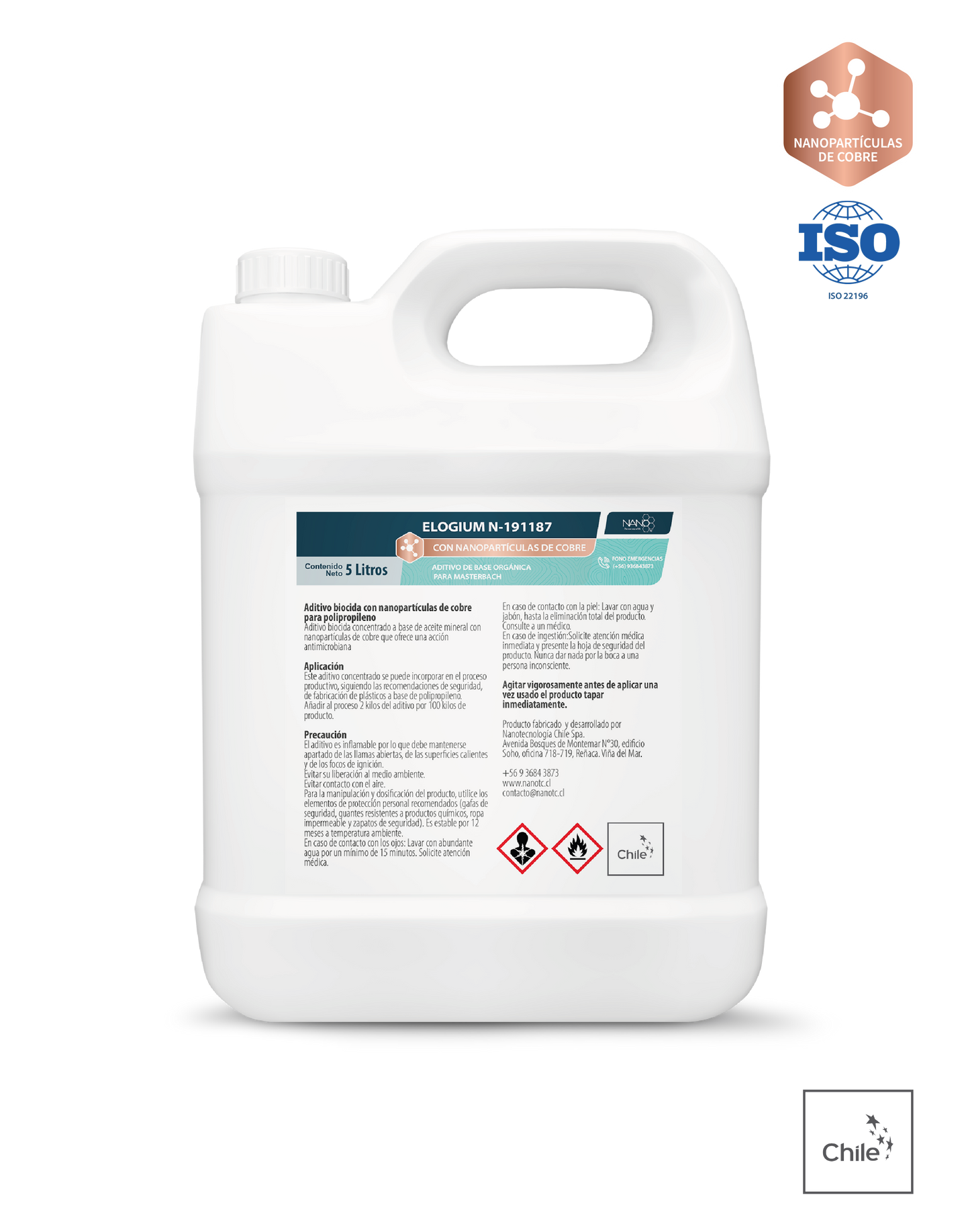 Elogium N 191187 - Biocide additive for masterbach