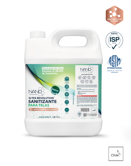 N Tex Revolution - Textile sanitizer with copper nanoparticles